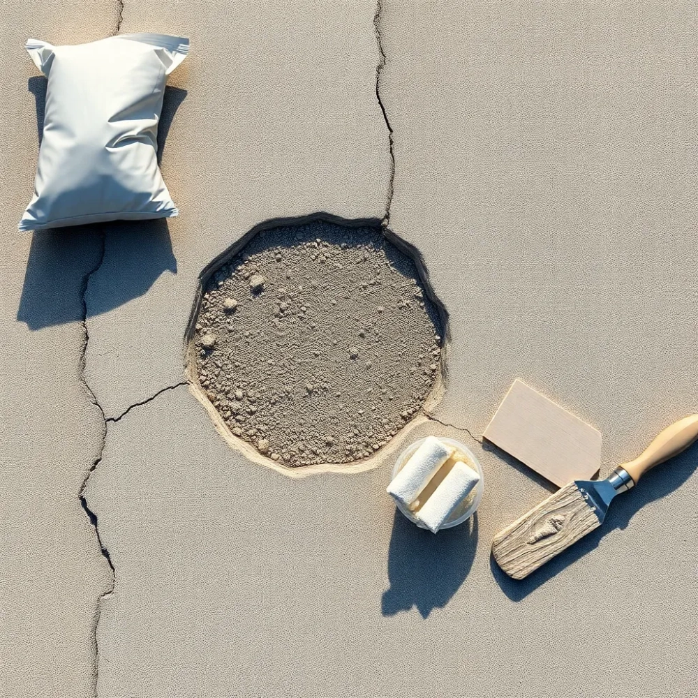 Czym uzupełnić ubytki w betonie na zewnątrz