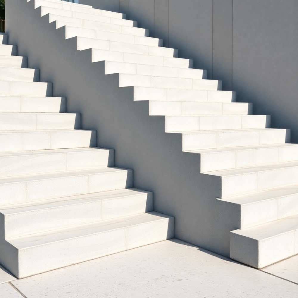 Jak przerobić strome schody betonowe