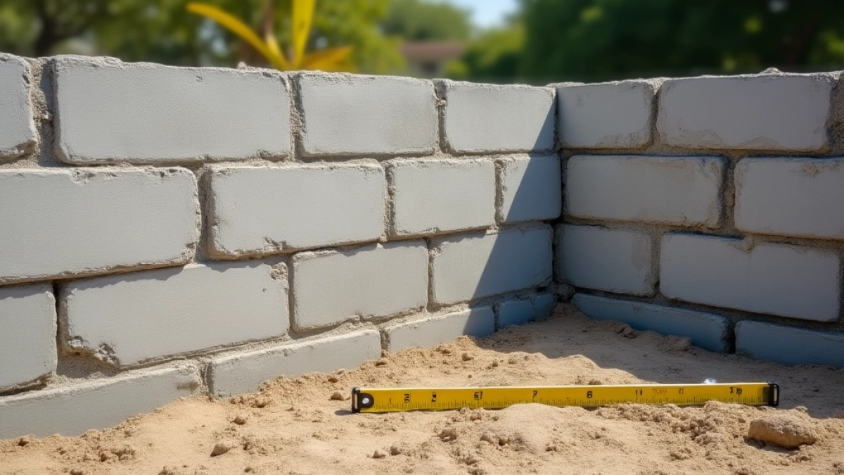 Jak zrobić murek z bloczków betonowych