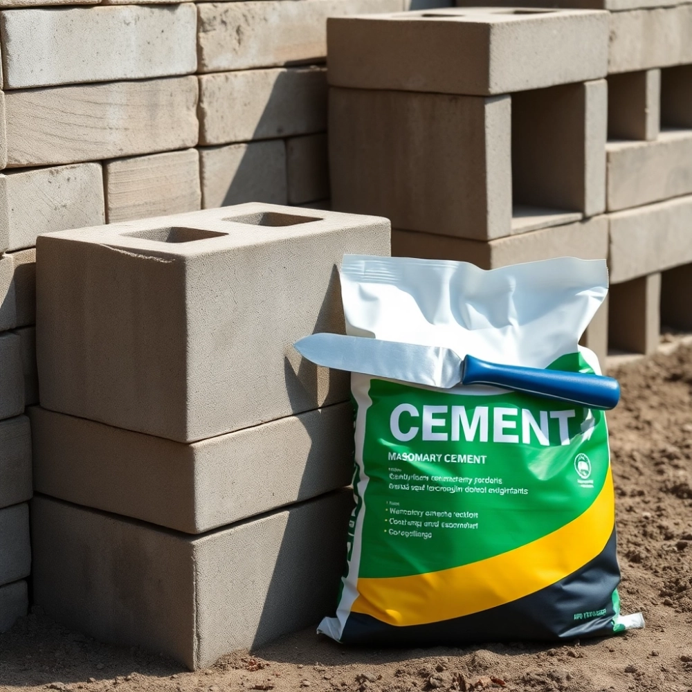 Jaki cement do murowania bloczków betonowych