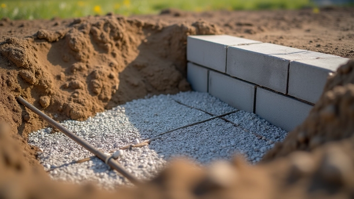 Jaki fundament pod ogrodzenie z bloczków betonowych