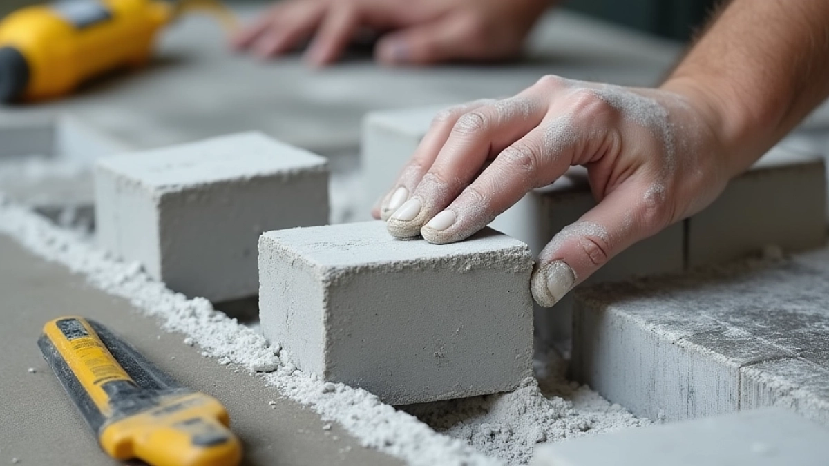 Jaki klej do bloczków betonowych