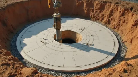 Jaka średnica dołków pod słupki betonowe