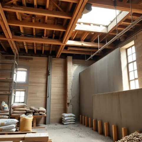 Wymiana stropu drewnianego na betonowy koszt
