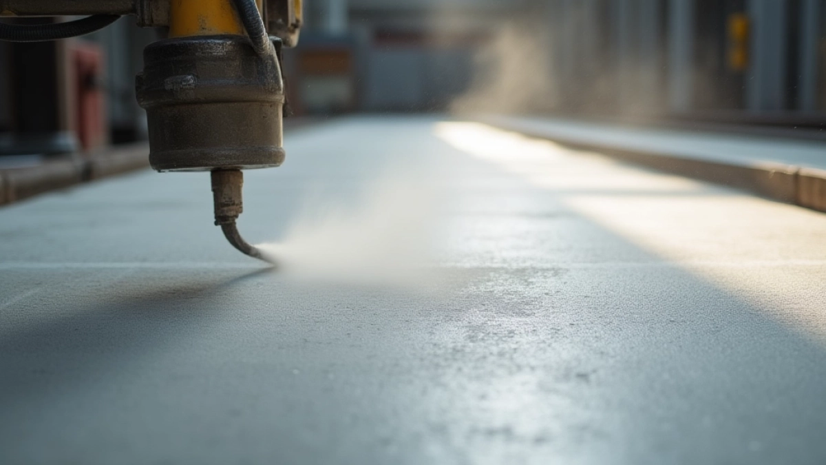 Śrutowanie betonu cena za m2