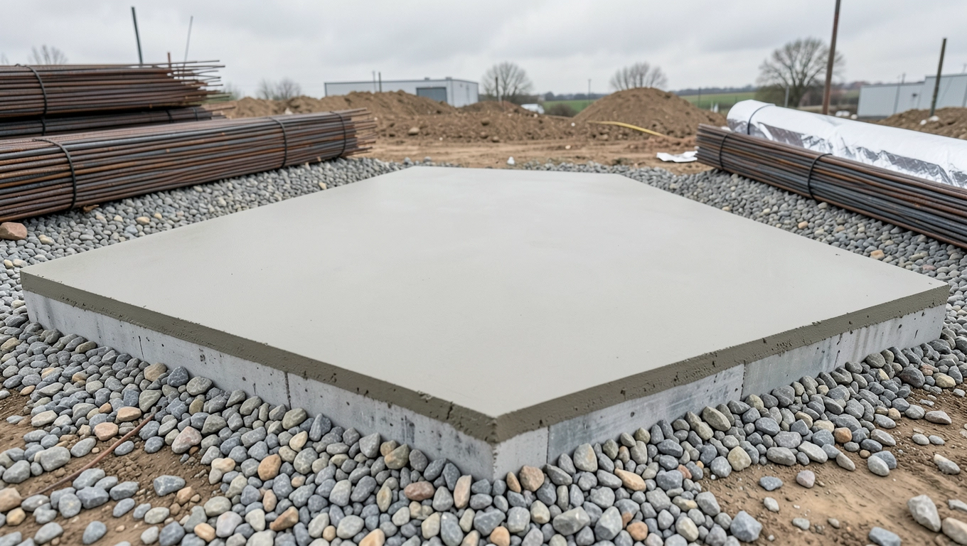 chudy beton pod płytę fundamentową