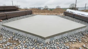 chudy beton pod płytę fundamentową