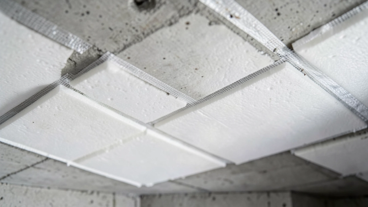 Ocieplenie stropu betonowego styropianem